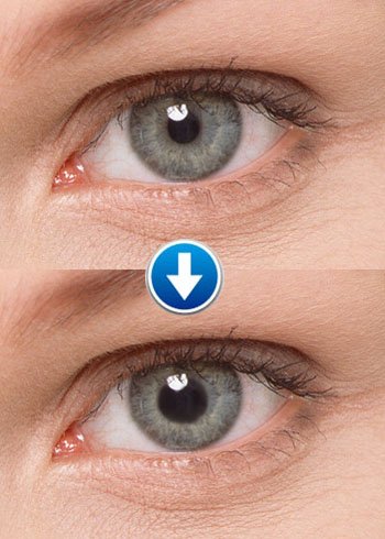 ochi Gri lentile de contact perspectivă